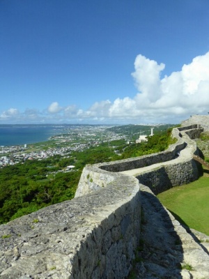 中城からの眺め　沖縄　世界遺産