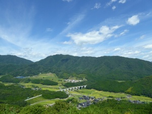 竹田城からの眺め　兵庫県