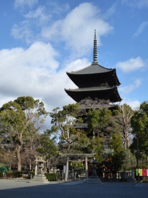 東寺の五重塔　京都