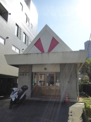 折り紙のカブトの交番　兵庫県