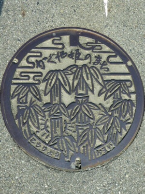 広陵町のマンホールのふた　奈良